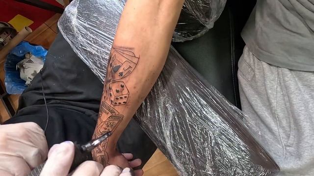 Money -Tattoo Time Lapse