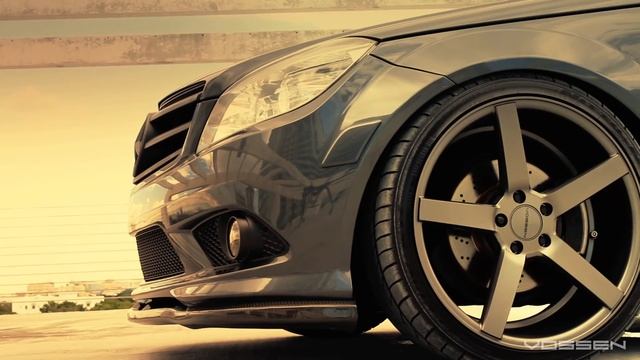 Mercedes Benz C-Class C350 On 19'' Vossen VVS-CV3 Concave Wheels / Rims