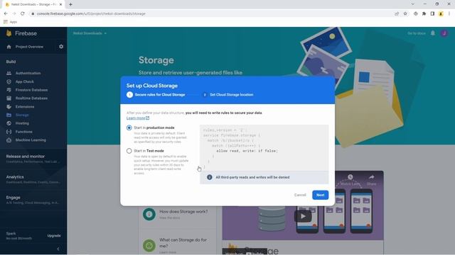 PLEASE use FIREBASE to upload files... смотреть онлайн