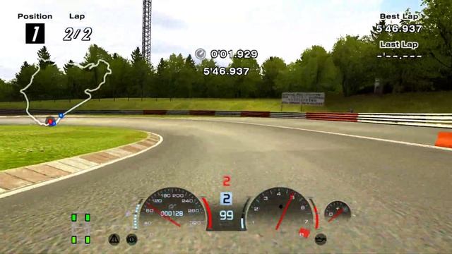 Gran Turismo 4 - Nürburgring Nordschleife - Toyota GT-ONE - Onboard смотреть онлайн