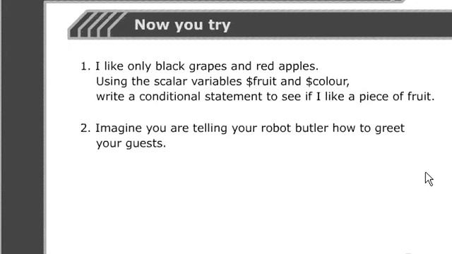 VTC Player Perl Fundamentals, Now you try Choices смотреть онлайн
