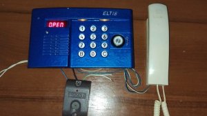 Домофон ELTIS ЦП100-Т | Необычный баг с открытием. (странный звук открытия)