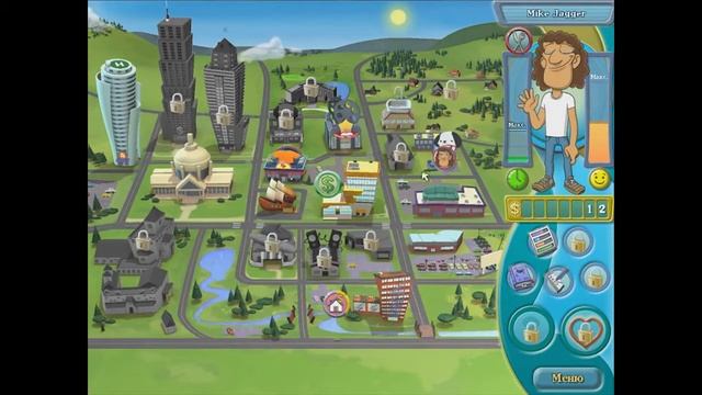 Небольшая игра Life Quest похожая на Sims (главный персонаж Мик Джагер) смотреть онлайн