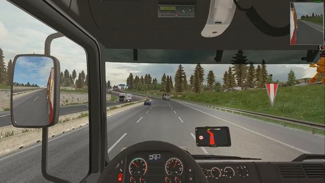ETS2 1.28 ProMods 2.20 MAN TGA Wien - Maribor смотреть онлайн