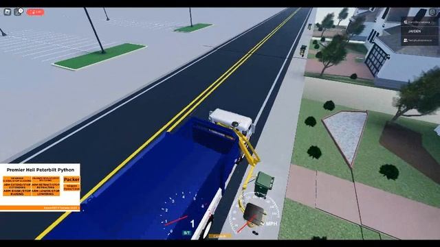 Waste Connections Pete 520 Heil Python With A Bad Grip on Recycle смотреть онлайн