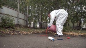 Технология укладки покрытия из резиновой крошки