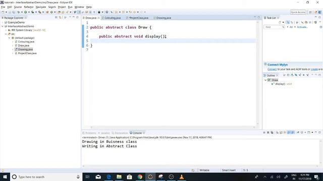Interface in Java(Why not Abstract class) смотреть онлайн