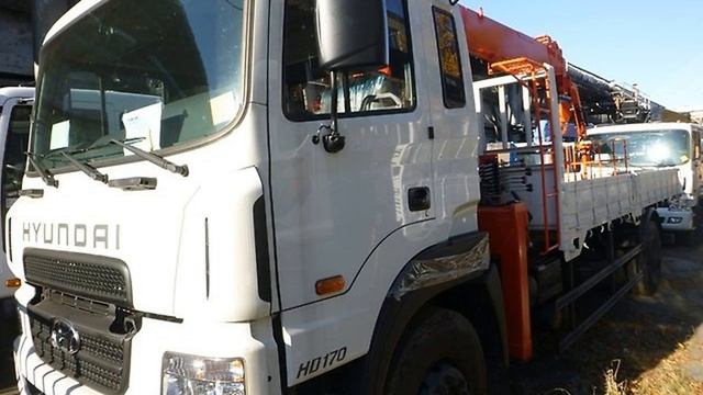 Кран-манипулятор KANGLIM 2056 на шасси HD170 смотреть онлайн