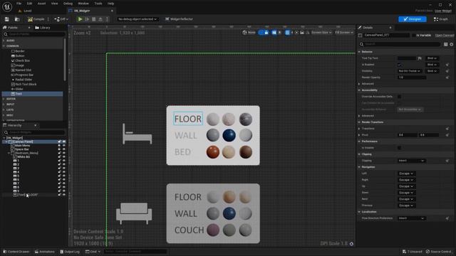 47. Unreal Engine 5.1 Для архитектурной визуализации - Widget Blueprint смотреть онлайн