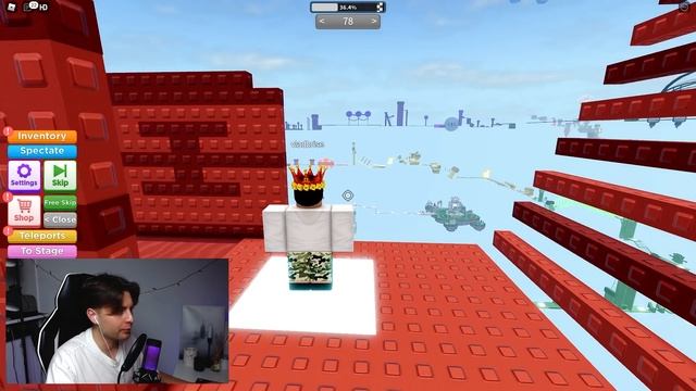 Снова Обби БЕЗ ПРЫЖКОВ... (Roblox) смотреть онлайн
