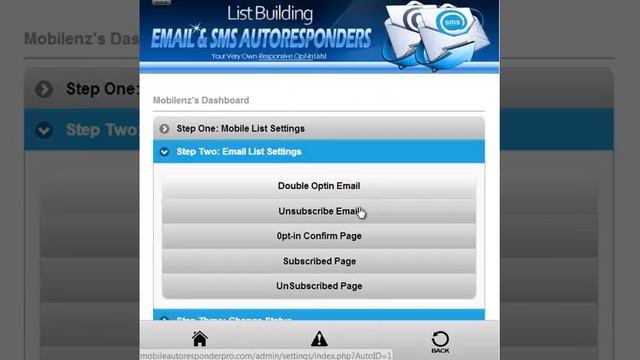 Email List Settings смотреть онлайн