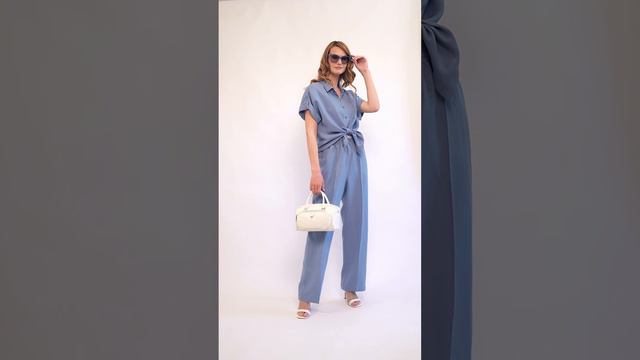 ZP45-112 FABRETTI Брюки  женские 53% лён, 47% вискоза