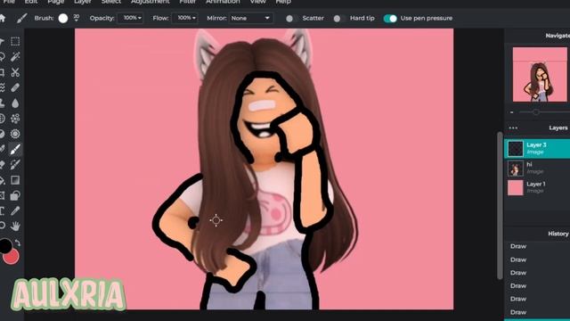 HOW TO MAKE A CUTE PFP! || Roblox Pfp Tutorial || aulxria смотреть онлайн