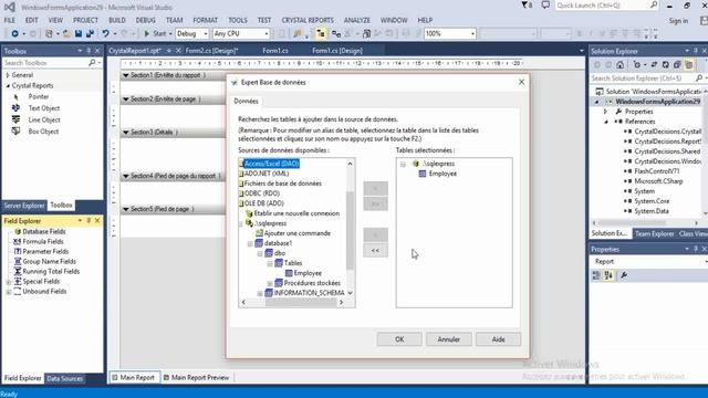 Using Crystal Reports with C# and Sql Server смотреть онлайн