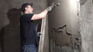 штукатурка ванной от А до Я.как сделать контактный слой!!