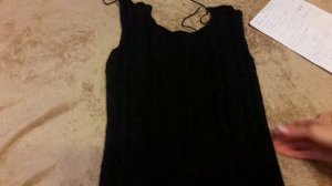 МК : Черный свитер для мальчика 8-10 лет спицами. Часть 1.