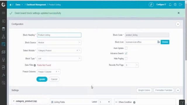 Dashboard: How to Configure Grid List by Freezing Static Columns and using Advance Search смотреть онлайн