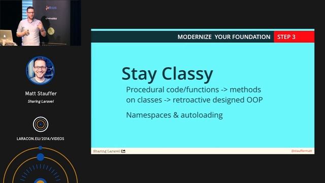 Matt Stauffer - Sharing Laravel at Laracon EU 2014 смотреть онлайн