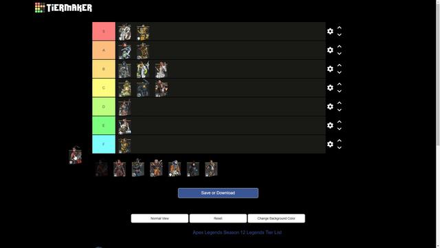 Apex Season 13 Ranked Legend Tier List смотреть онлайн