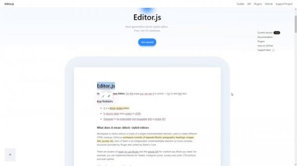 dpw expo #10 - DevDocs, Editor.js, RFS