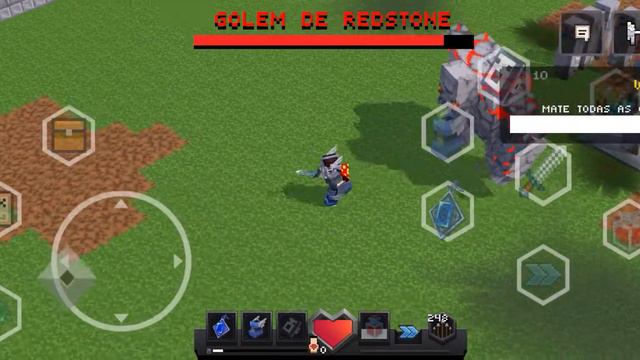 WHAT?! Redstone golem in minecraft dungeon | Minecraft dungeon short смотреть онлайн