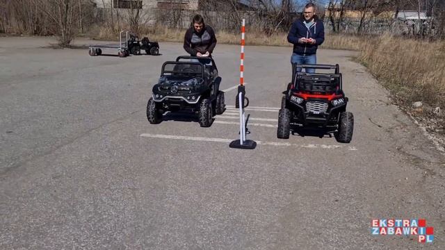 Wyścig aut na akumulator - Buggy 24v JS360 vs Mercedes 4x4 Unimog dla dzieci - EkstraZabawki.pl смотреть онлайн
