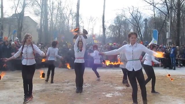 Проводы русской зимы . Широкая Масленица город Щёлково. Выступление молодёжного центра Навигатор ! смотреть онлайн