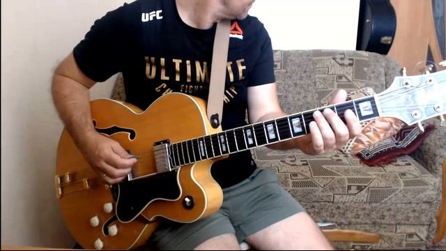 Гитарное Блюзовое Соло в тональности A. (Boogaloo Slyle) смотреть онлайн