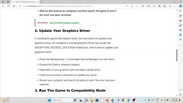 How To Fix ARK Survival Ascended EXCEPTION ACCESS VIOLATION Fatal Error смотреть онлайн