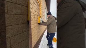 Как поставить короб на газовый счетчик если места нет или очень мало места . #газ #газопровод