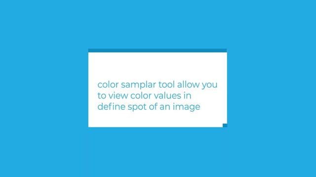 How to find color code in photoshop | Color Sampler Tool | Eyedropper Tool | PS Class - 7 смотреть онлайн