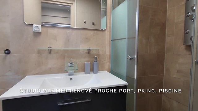 Studio vue mer parking et piscine communautaire смотреть онлайн