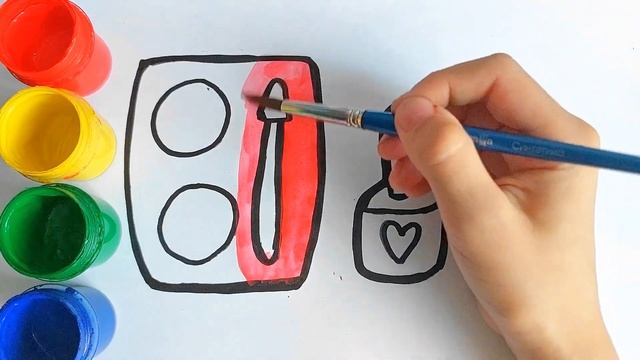 как нарисовать косметику рисунки для детей смотреть онлайн