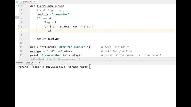 Python Program to Check Prime Number| Part - 1 | PYTHON CODING CHALLENGE 2020 смотреть онлайн
