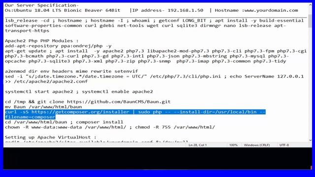 How To Install Baun CMS on Ubuntu 18.04 LTS смотреть онлайн