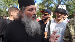 ПН Одесса: монах Афанасий на марше