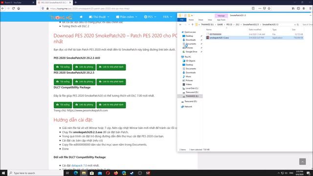 PES 2020 - UPDATE SMOKE PATCH 20.2.5 ( EURO 2020) смотреть онлайн