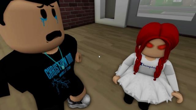 BONECA ANNABELLE 2 no BROOKHAVEN: Historinha de terror | Roblox com VOZ смотреть онлайн