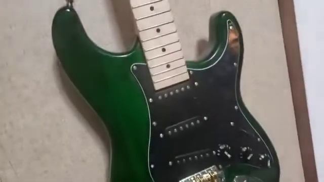 The layout of my super strat custom guitar. смотреть онлайн