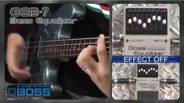 BOSS GEB-7 Bass Equalizer [BOSS Sound Check] смотреть онлайн