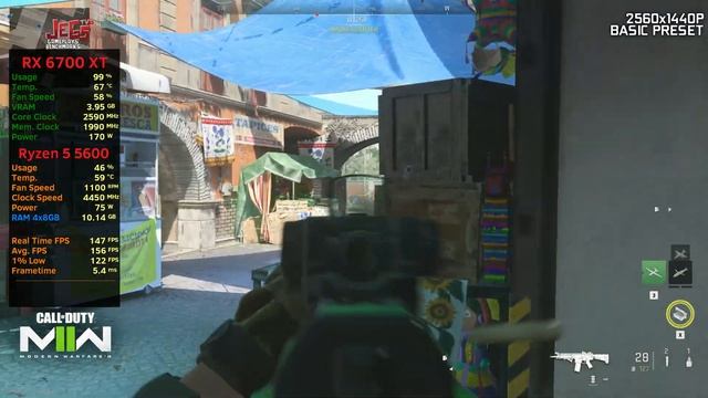 COD: Modern Warfare 2 Multiplayer | Ryzen 5 5600 + RX 6700 XT | 1080p, 1440p, 4K benchmarks! смотреть онлайн