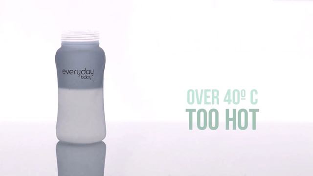 Бутылочка с индикатором температуры и защитным силиконовым покрытием Healthy +, 240 мл, черничный смотреть онлайн