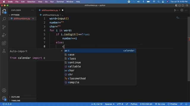 Python program to move all numbers in a string to its start | Shift Numbers | Foundations 2 Questio смотреть онлайн