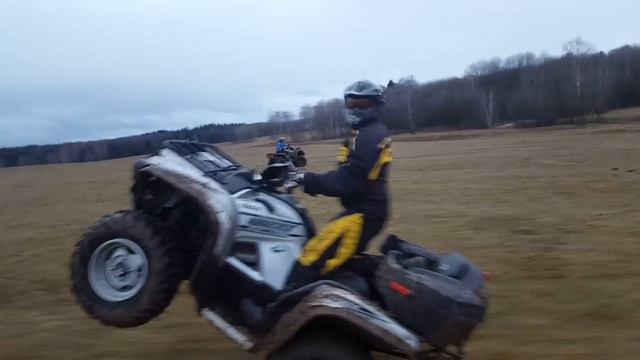 Yamaha Grizzly 700 против Stels Guepard 800 [Квадрик, часть 9] смотреть онлайн