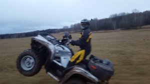 Yamaha Grizzly 700 против Stels Guepard 800 [Квадрик, часть 9]