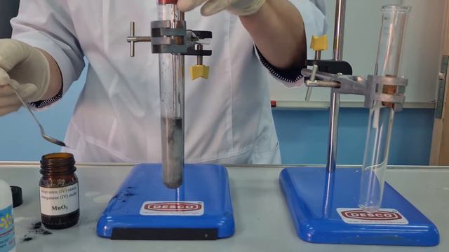 Оттек газын алу, анықтау.Preparation of oxygen using Hydrogen Peroxide смотреть онлайн