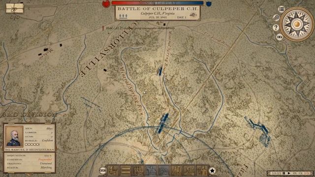 Blood at Bull Run | Grand Tactician: The Civil War | Union | Episode 2 смотреть онлайн