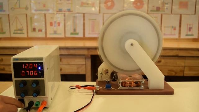 Pulsed magnet motor single coil. смотреть онлайн