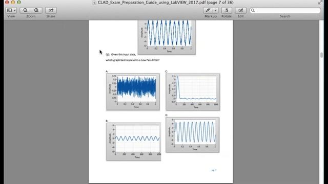 LabVIEW CLAD 001 Low Pass Filter смотреть онлайн