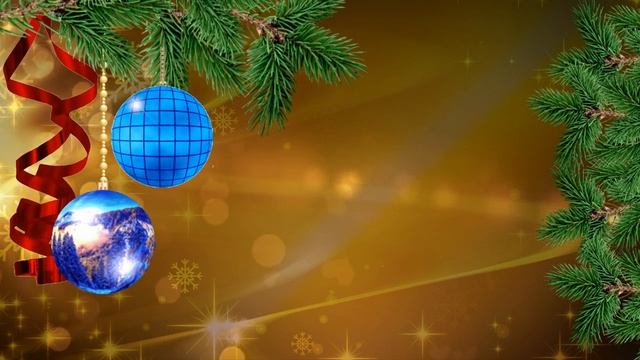 Футаж Новогодний фон #4